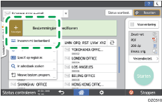Afbeelding van bedieningspaneel