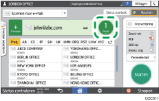 Afbeelding van bedieningspaneel