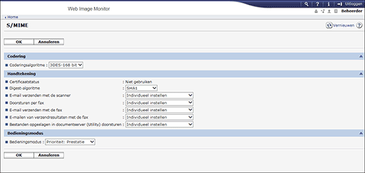 Afbeelding internetbrowserscherm