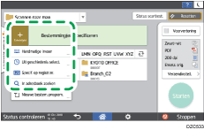Afbeelding van bedieningspaneel