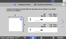 Afbeelding van bedieningspaneel