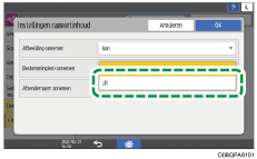 Afbeelding van bedieningspaneel