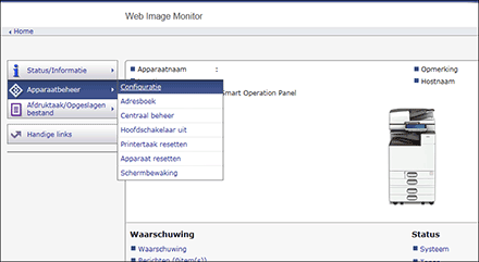 Afbeelding internetbrowserscherm