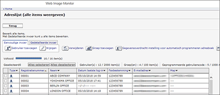 Afbeelding internetbrowserscherm