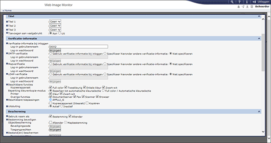 Afbeelding internetbrowserscherm