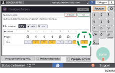 Afbeelding van bedieningspaneel