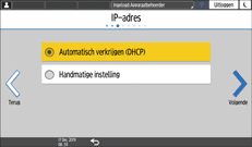 Afbeelding van bedieningspaneel