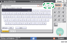 Afbeelding van bedieningspaneel