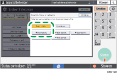 Afbeelding van bedieningspaneel