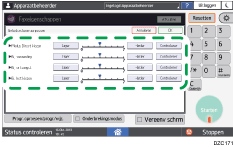 Afbeelding van bedieningspaneel