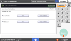 Afbeelding van bedieningspaneel