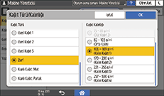İşletim paneli ekran görseli
