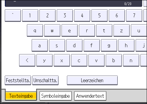 Abbildung Bedienfeld-Display