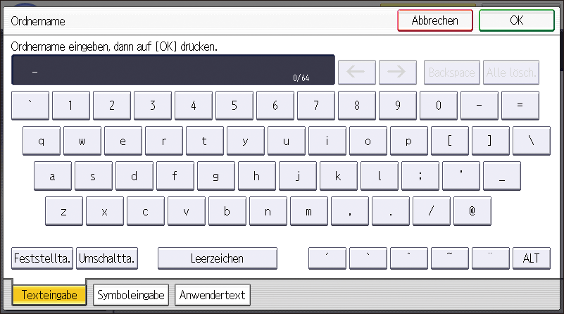 Abbildung Bedienfeld-Display