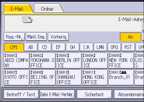Abbildung Bedienfeld-Display