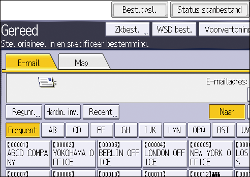 Afbeelding van bedieningspaneel