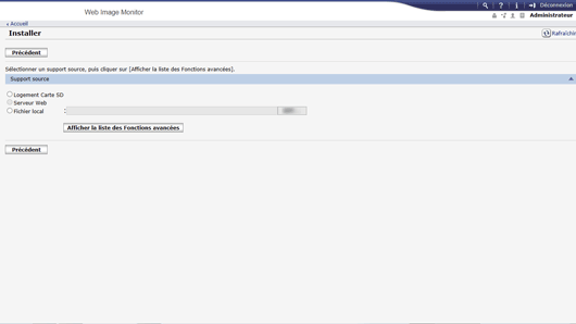 Illustration de la page du navigateur Web