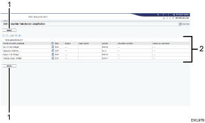 Ilustración de llamada numerada de ilustración de pantalla del explorador Web