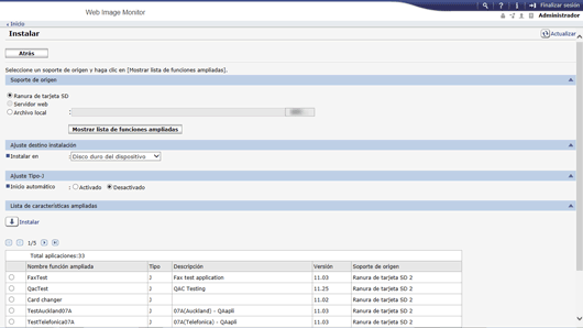 Ilustración de la pantalla del navegador Web