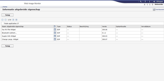 Afbeelding internetbrowserscherm