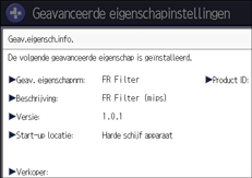 Afbeelding van bedieningspaneel