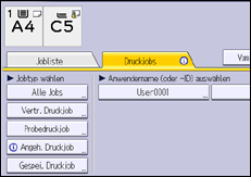 Abbildung Bedienfeld-Display