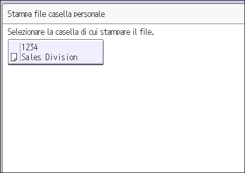 Illustrazione della schermata sul pannello di controllo