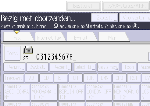 Afbeelding van bedieningspaneel