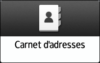 Illustration de l'&eacute;cran du panneau de commande