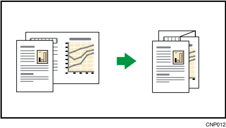 Illustration de pliage en Z