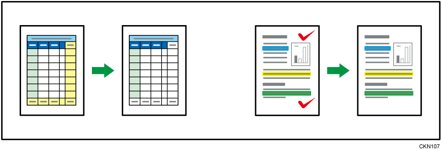 Иллюстрация стирания цвета
