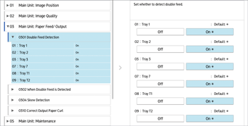 Operation panel screen illustration