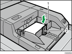 Multi bypass tray (Tray A) illustration numbered callout illustration