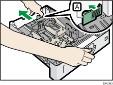 Paper tray illustration