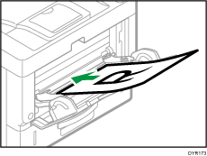 Bypass tray illustration