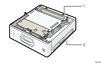 Tray illustration numbered callout illustration