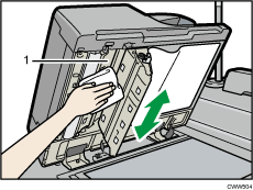 Ilustração numerada do ADF