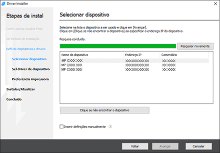 Ilustração do instalador de drivers