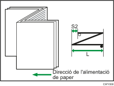 Il·lustració de Posc. plec carta cap a fora 2 (Plec fulls múlt.)