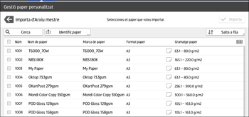 Il·lustració de pantalla del tauler d'operacions