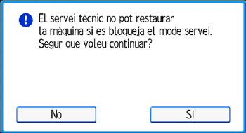 Il·lustració de pantalla del panell d'operacions