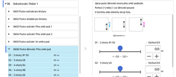 Ilustrace ovládacího panelu