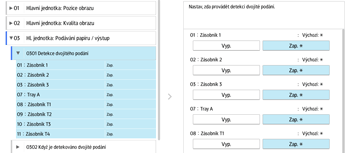 Ilustrace ovládacího panelu