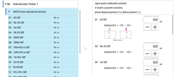 Ilustrace ovládacího panelu
