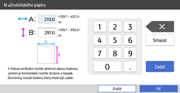 Ilustrace ovládacího panelu