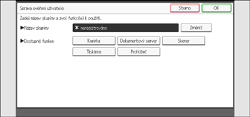 Ilustrace ovládacího panelu