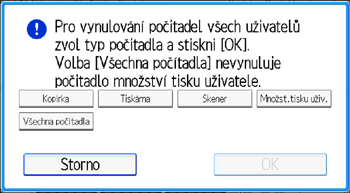 Ilustrace ovládacího panelu