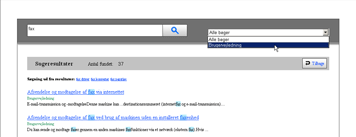 Visning af søgeresultat