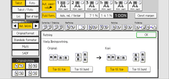 Operation panel screen illustration