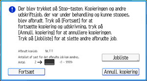Operation panel screen illustration